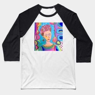 Frida Kahlo Baseball T-Shirt